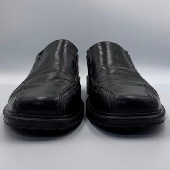 ECCO Helsinki Mens Shoes EU 48 US 14 Black Leather Slip On Comfort Loafer main image 9
